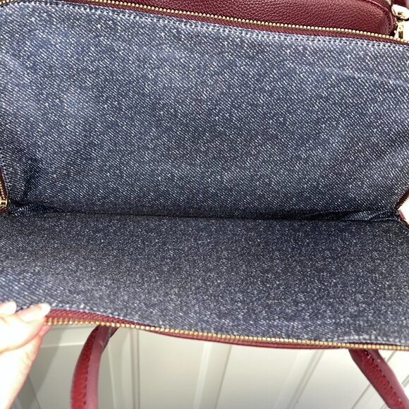 Urban Expressions Oriana Double Zip Work Satchel - Picture 13 of 16